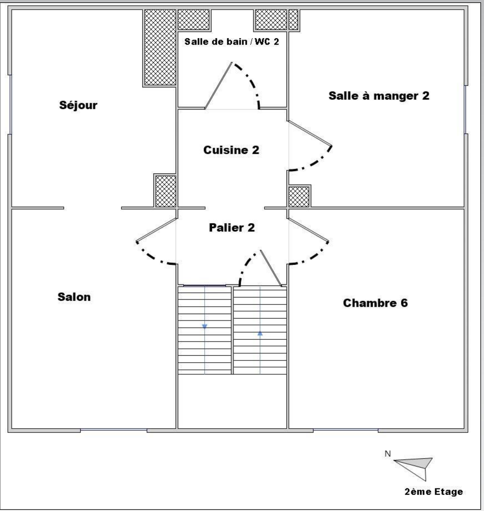 Plan du 2ème étage