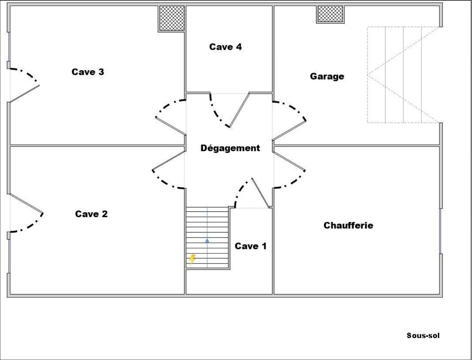 Plan du sous-sol