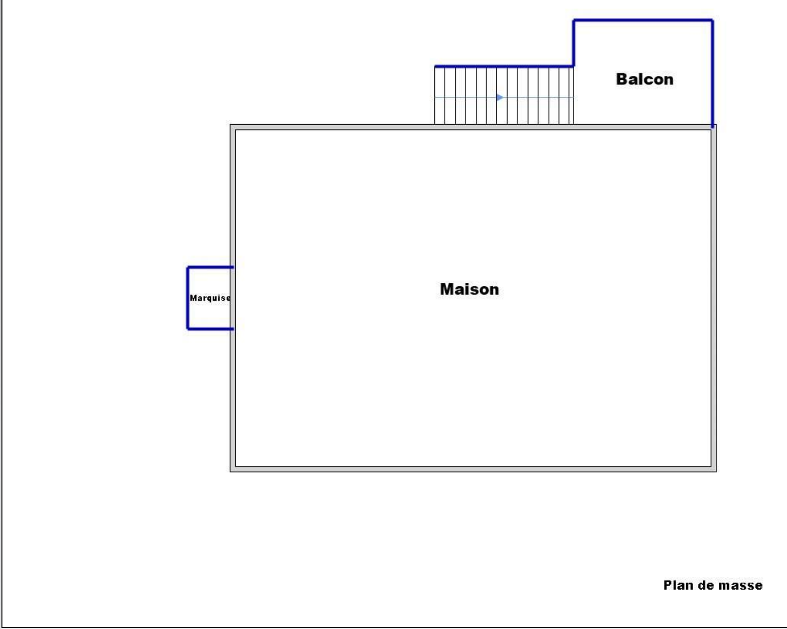 Plan de masse de la propriété