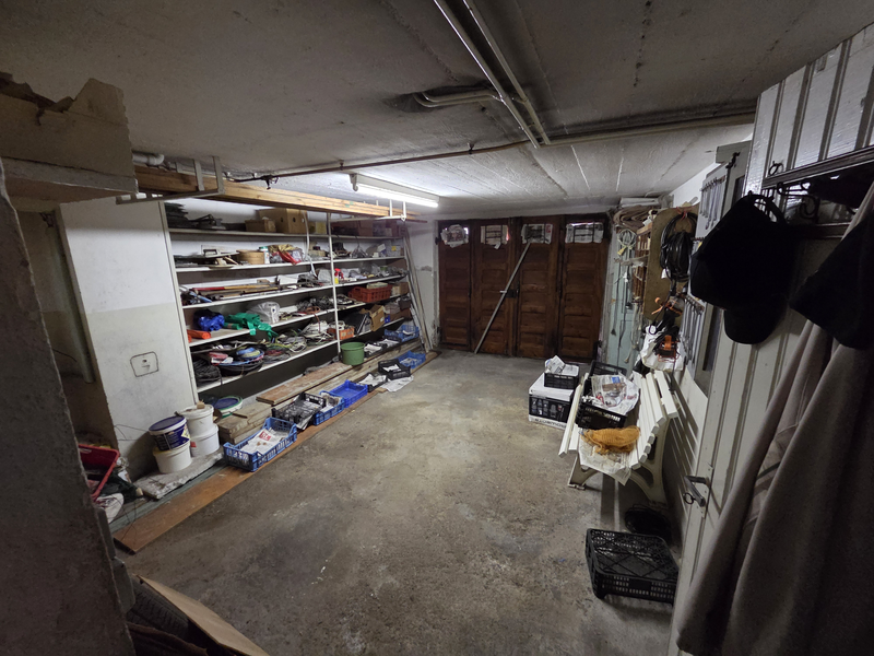 Sous-sol avec garage et caves