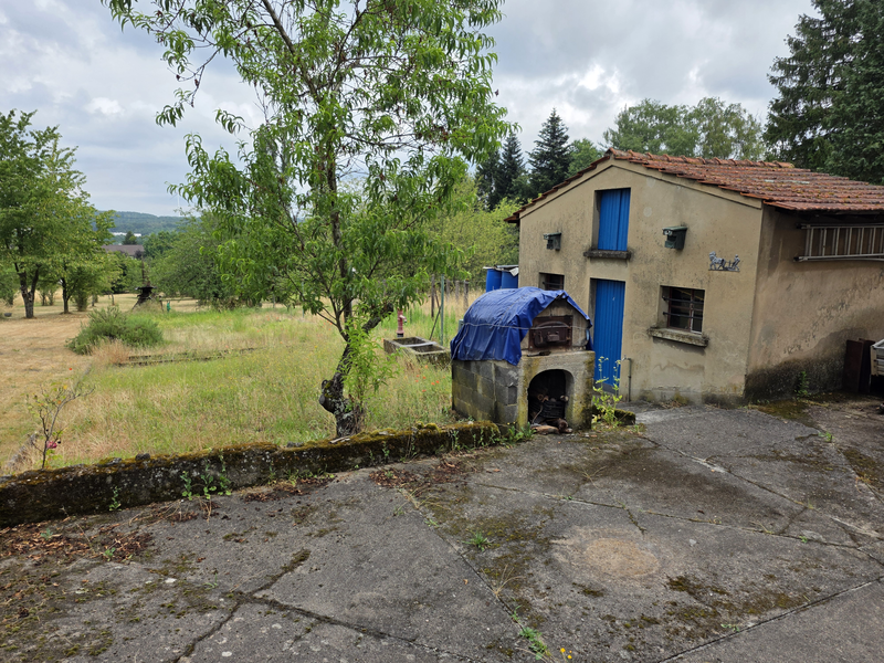 La maison et son terrain